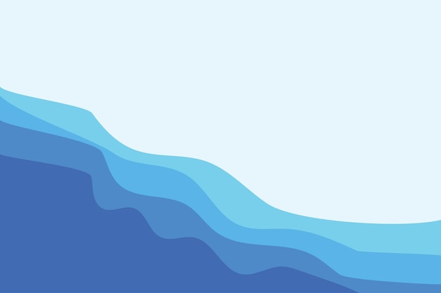 Vector de patrón de fondo de pantalla de Baground de onda azul