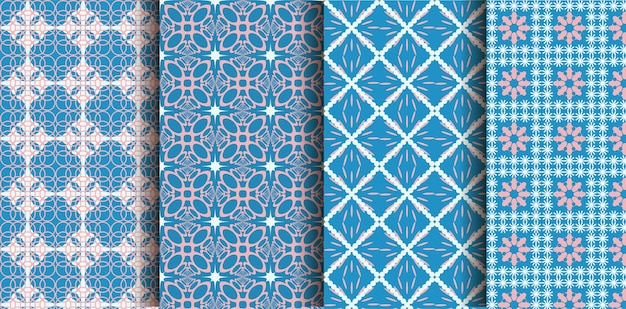 Vector de patrón de fondo de papel tapiz de impresión de diseño gráfico geométrico abstracto de costura sin costuras