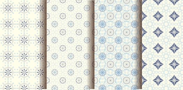 Vector de patrón de fondo de papel tapiz de impresión de diseño gráfico geométrico abstracto de costura sin costuras
