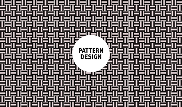 Vector de patrón geométrico sin costuras Textura abstracta moderna y elegante
