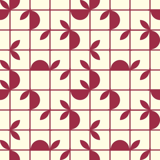 Vector patrón geométrico sin fin compuesto por círculos y líneas. El azulejo gráfico con textura ornamental se puede utilizar en textiles y diseño.