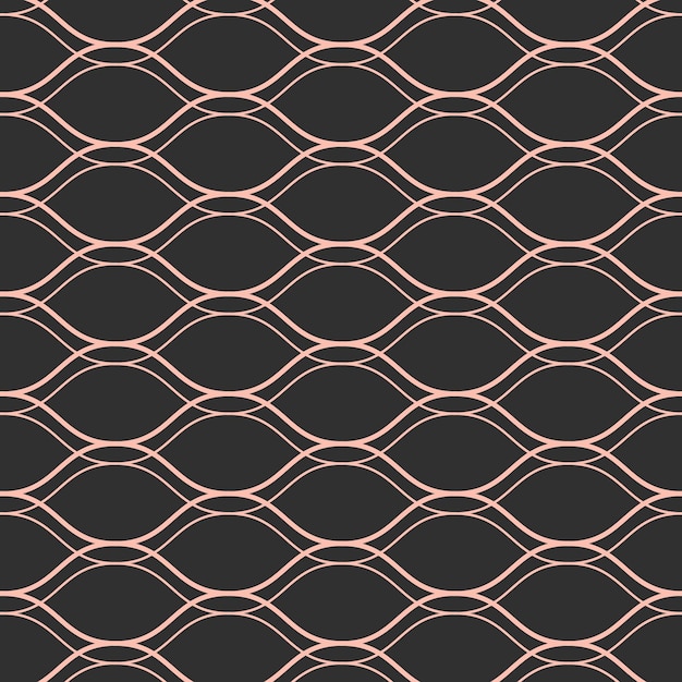 Vector de patrón geométrico ondulado transparente