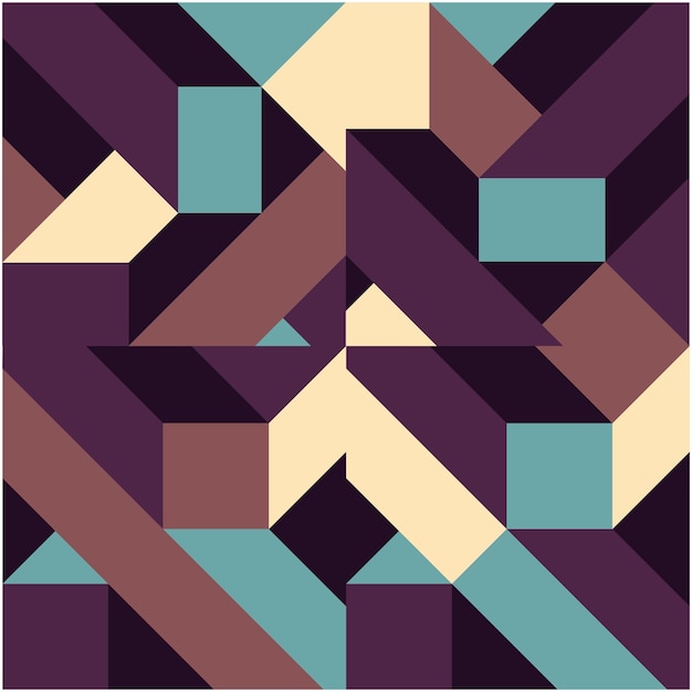 Vector de patrón geométrico