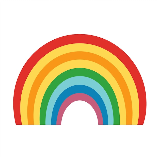 Vector de patrón irregular de arco iris sin costuras con efecto de gradiente