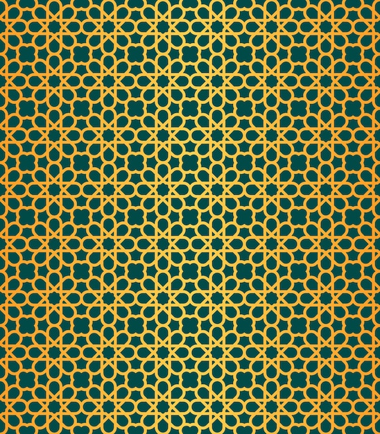 Vector de patrón islámico fondo islámico con textura árabe ornamento de Ramadán fondo vectorial