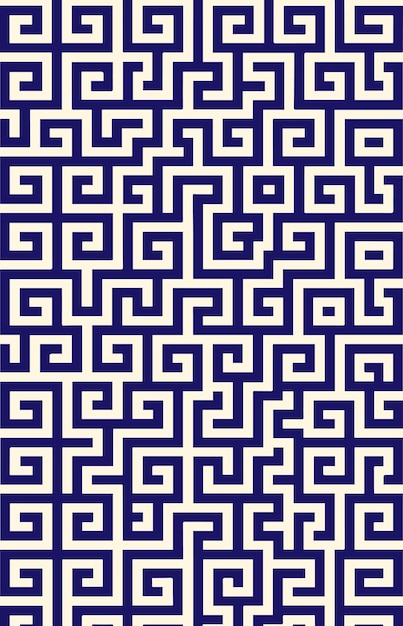 Vector de patrón de laberinto abstracto