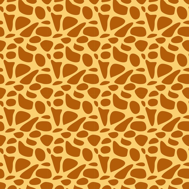 Vector de patrón de leopardo animal sin costura