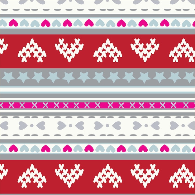 Vector patrón de Navidad fondos de punto Navidad invierno textura punto suéter de impresión sin costuras