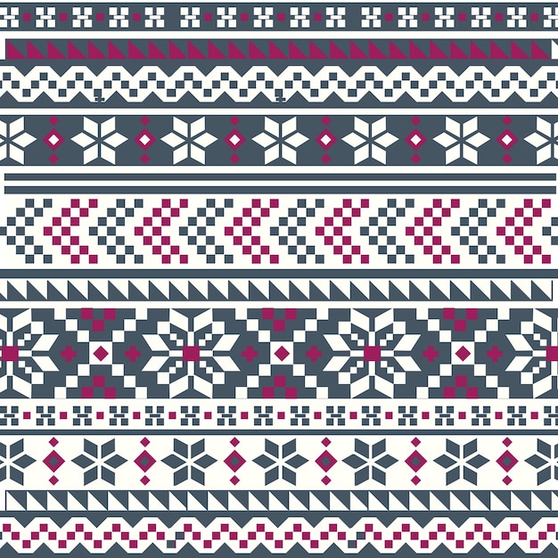 Vector patrón de Navidad fondos de punto Navidad invierno textura punto suéter de impresión sin costuras