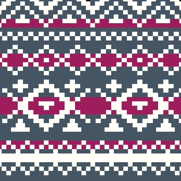 Vector patrón de Navidad fondos de punto Navidad invierno textura punto suéter de impresión sin costuras