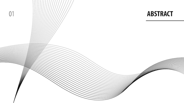 Vector de patrón de ondas dinámicas vector gratuito
