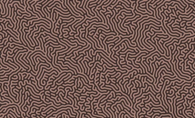 Vector de patrón orgánico abstracto de difusión de Brown Turing