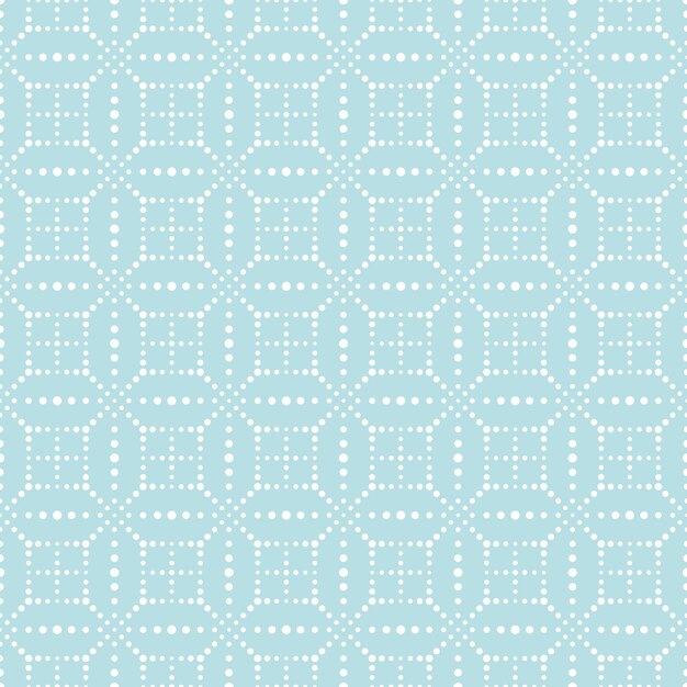 Vector patrón punteado sin costuras textura azul geométrica Diseño delicado de impresión con estilo minimalista