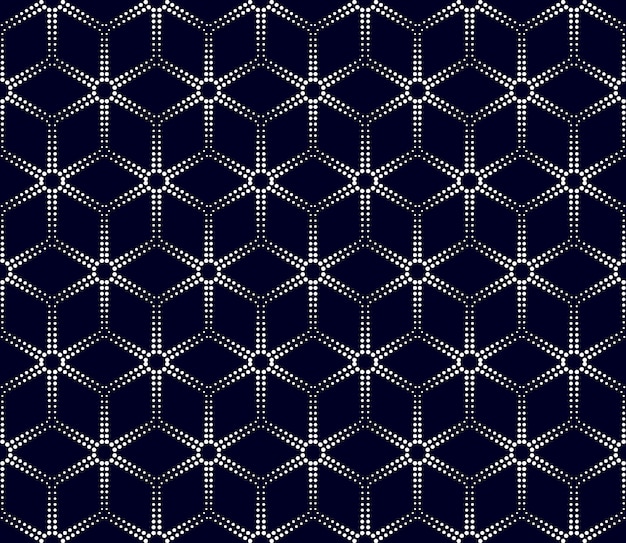 Vector de patrón punteado geométrico moderno de textura transparente