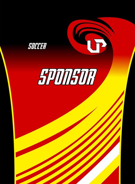Vector de patrón de sublimación de la camiseta deportiva