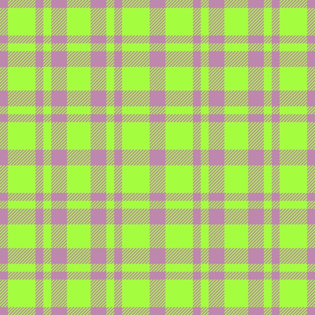 Vector de patrón de tela escocesa inconsútil de tela escocesa de fondo de tela escocesa de textura