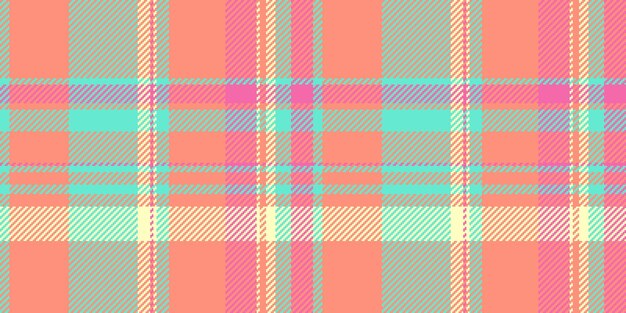 Vector de patrón de tela esponjosa textil tartan a cuadros caro textura sin costuras de fondo suave comprobación en colores rojo y azulado