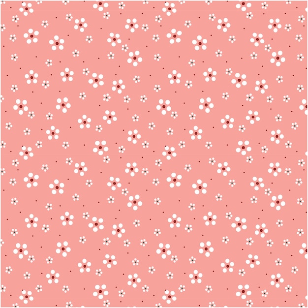 vector de patrones sin fisuras de flor