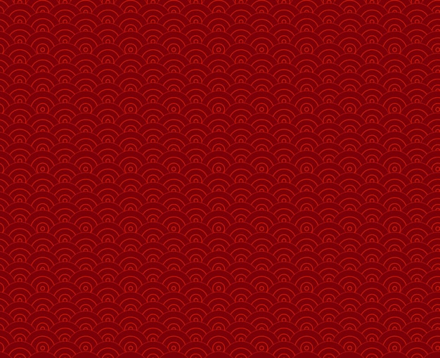 Vector de patrones sin fisuras plantilla de fondo colorido rojo plantilla de ornamento vintage