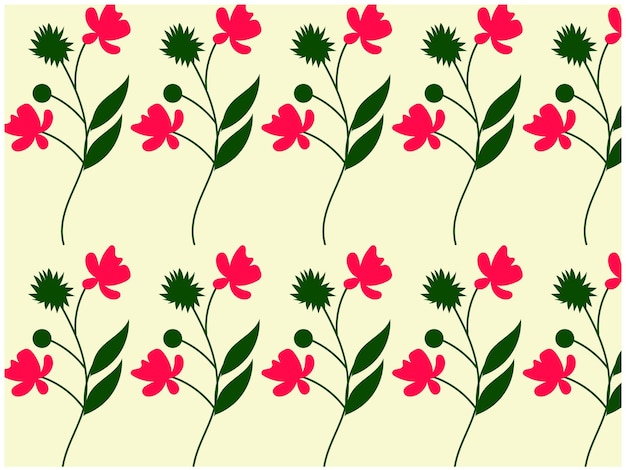 Vector de patrones florales