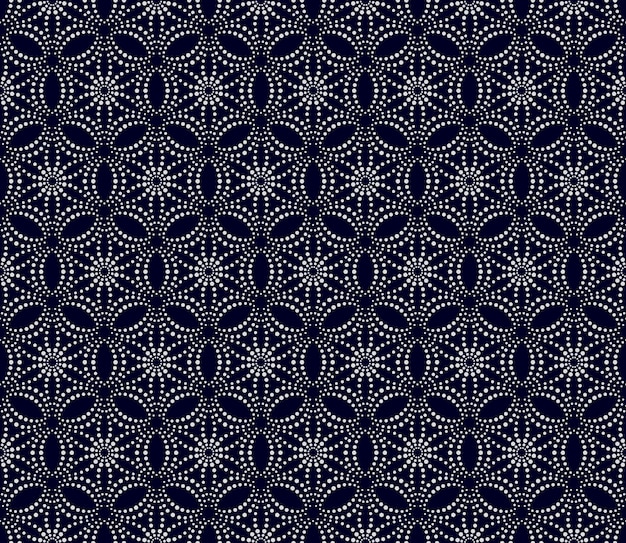 Vector de patrones geométricos de fondo de puntos abstractos sin fisuras
