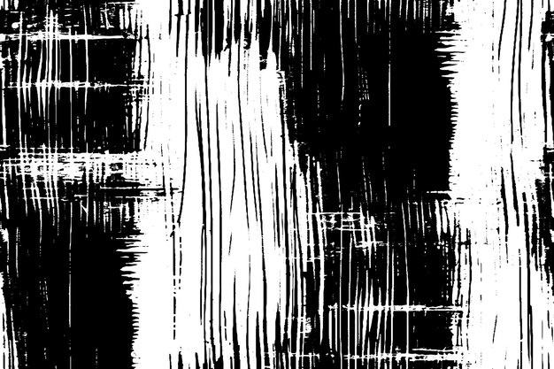 Vector de patrones de pincel grunge en blanco y negro