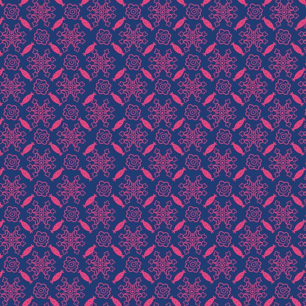 Vector de patrones tradicionales de batik de Indonesia