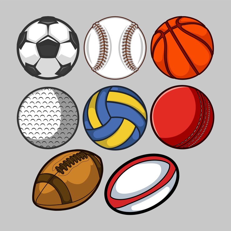 Vector de pelota deportiva