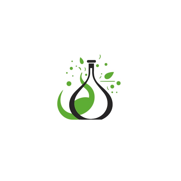 Vector de una pequeña planta que crece dentro de una botella transparente un símbolo de sostenibilidad