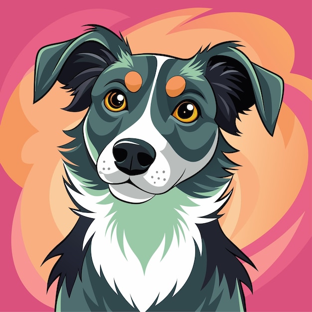 Vector de perro lindo