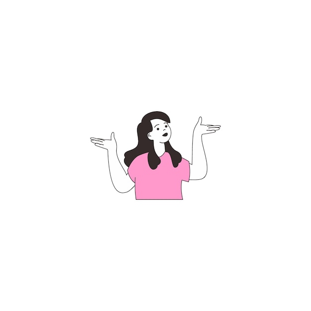 vector de personas con ropa rosa elementos de negocios