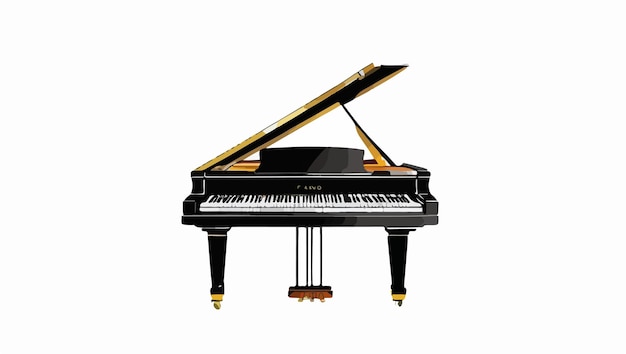 Vector de un piano de cola