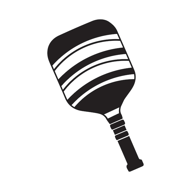 Vector pickleball silueta pickleball club e iconos ilustración vectorial