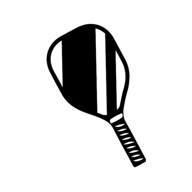Vector pickleball silueta pickleball club e iconos ilustración vectorial