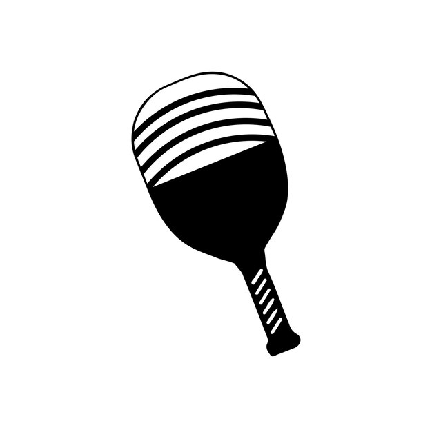 Vector pickleball silueta pickleball club e iconos vector ilustración