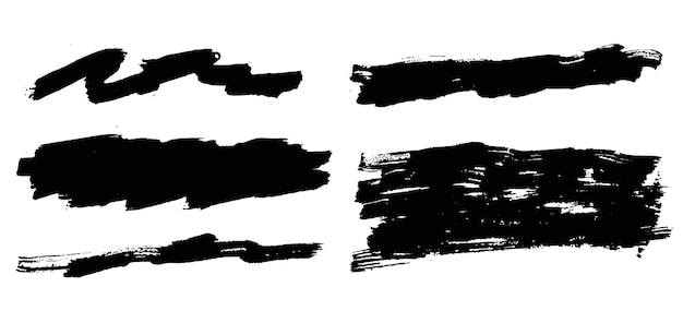Vector de pinceladas fondos pintados con textura diagonal
