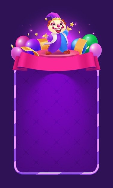 Vector pintado a mano decoración de día de los tontos de abril popup