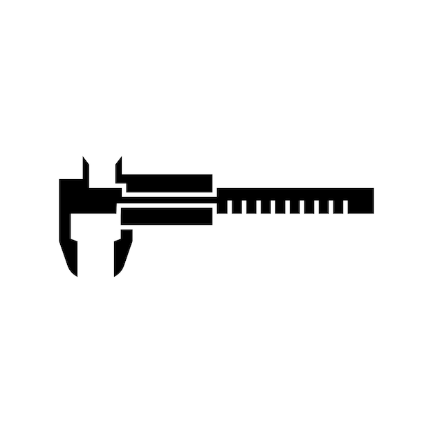 Vector de las pinzas de Vernier