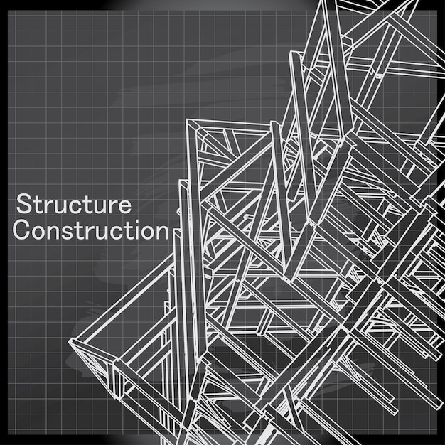 Vector vector, de, pizarra, arquitecto