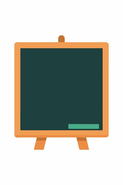 Vector de pizarra sobre fondo blanco