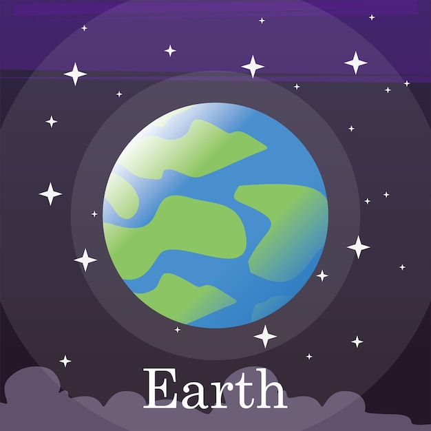 vector del planeta tierra