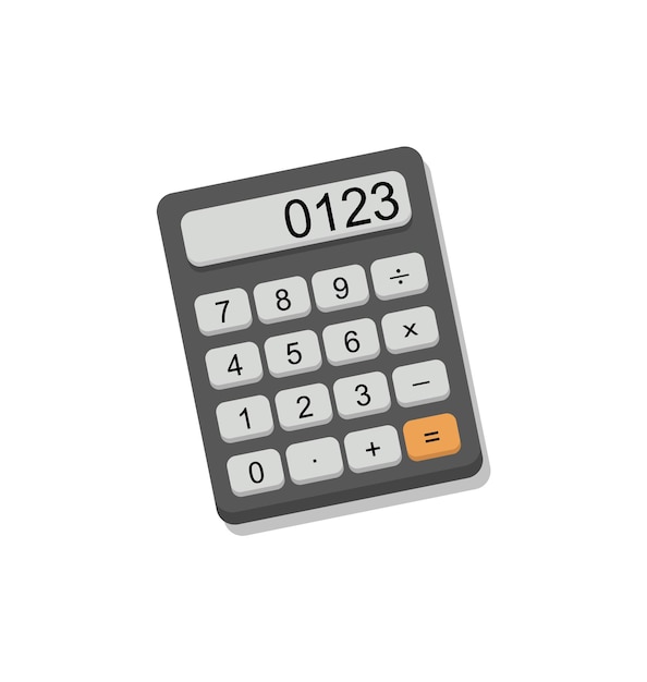Vector plano de calculadora