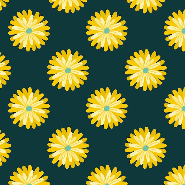 Vector plano de diseño floral moderno