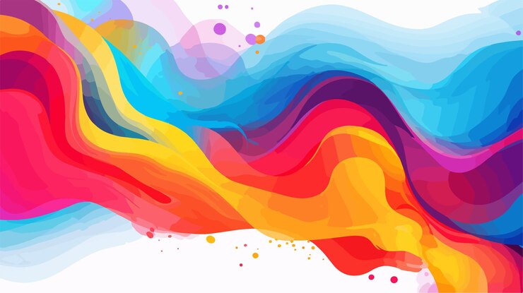 Vector vector plano de fondo de colores vibrantes aislado