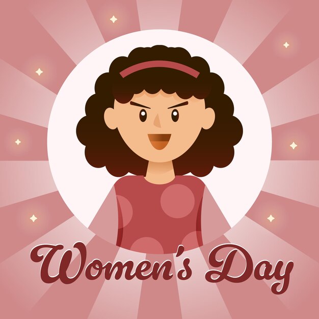Vector plano de fondo del día internacional de la mujer