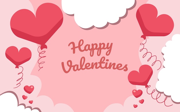 Vector plano de fondo del día de San Valentín