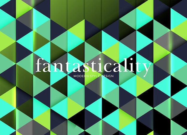 Vector plano Fondo geométrico mínimo Composición de formas dinámicas Vector Eps10