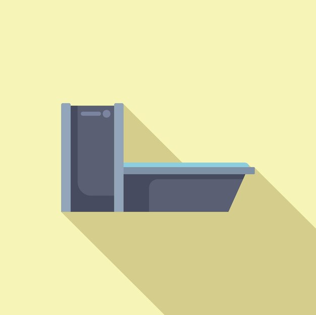 Vector plano del icono de la tomografía computarizada médica Radiología médica