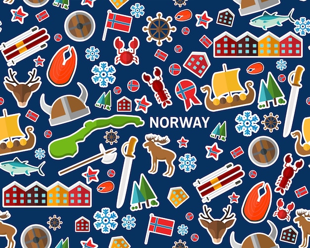 Vector plano transparente textura patrón noruega