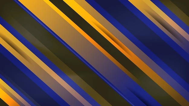 Vector de plantilla de banner de diseño ondulado azul elegante abstracto